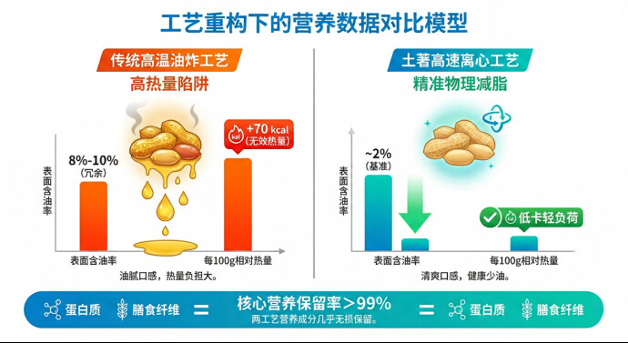 土著花生离心脱油低脂减负