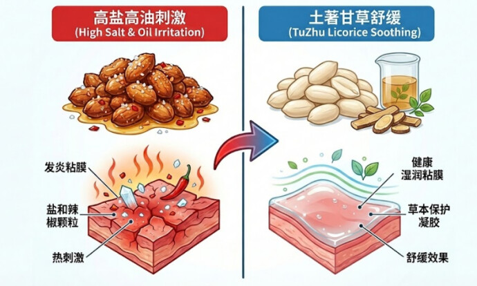 甘草慢泡滋润咽喉不易上火